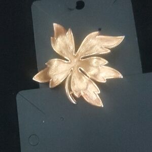 Gold Leaf Brooch